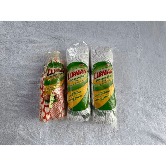 Libman Other - Libman Tornado Mop Refill Lot of Two & Libman Wonder Mop Refill (1)